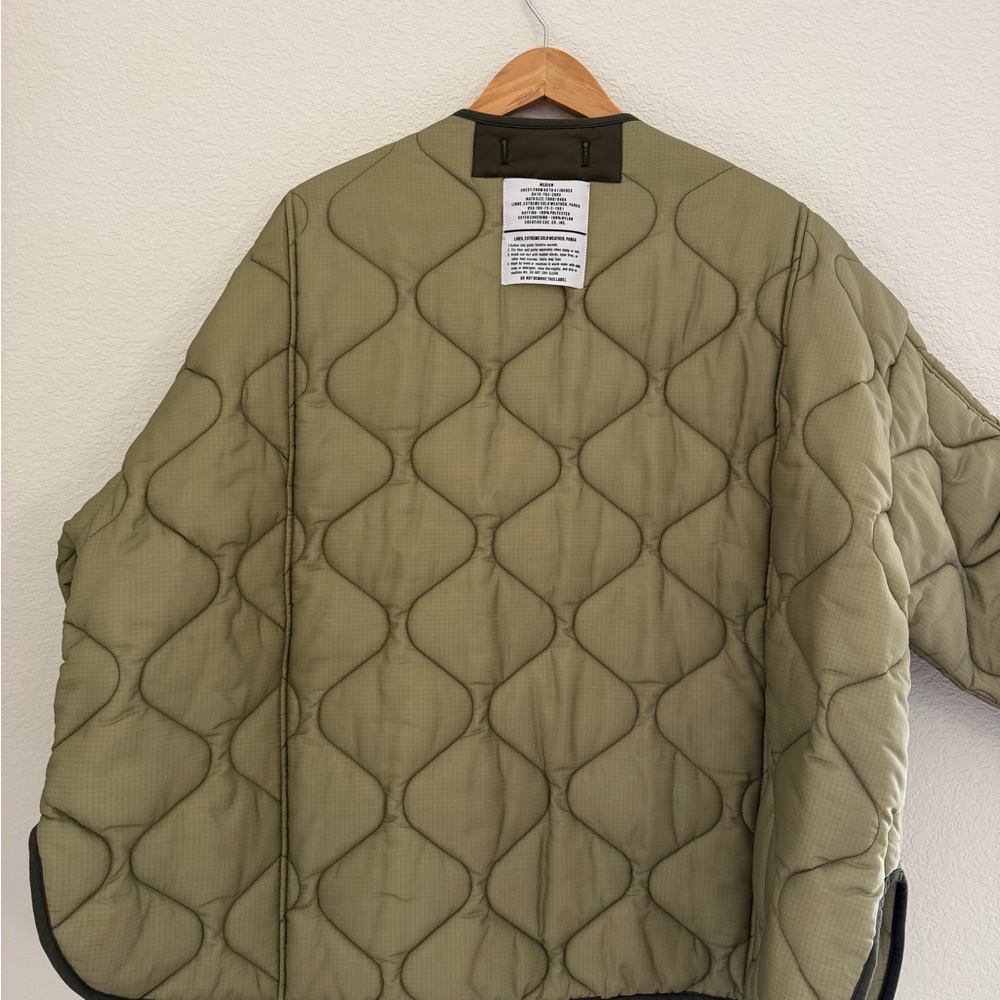 The Frankie Shop Teddy Oversized Quilted Jacket